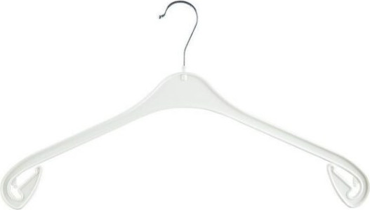 Изображение товара Набор пластиковых вешалок-плечиков Литопласт №1P (5шт, белый)