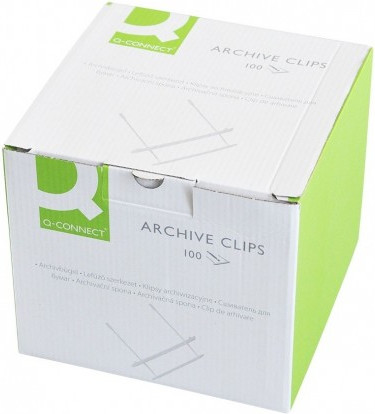 Изображение товара Набор скоросшивателей Q-Connect KF14475 (100шт, белый)