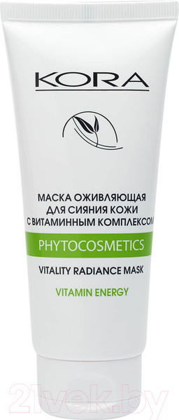 Изображение товара Маска для лица кремовая Kora Оживляющая для сияния кожи с витаминным комплексом (100мл)