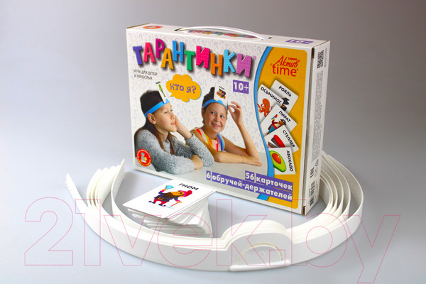 Изображение товара Настольная игра Десятое королевство Актив Time Тарантинки Кто Я / 04308
