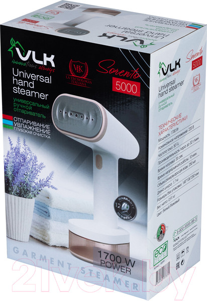 Изображение товара Отпариватель VLK Sorento 5000 (белый/бежевый)