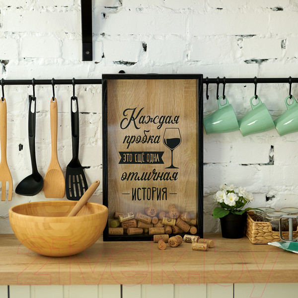 Изображение товара Копилка для пробок Richwood Каждая пробка / CORK3050-1f/black (черный)