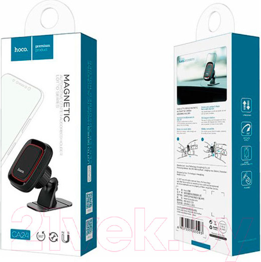 Изображение товара Держатель для смартфонов Hoco CA24 / 23753-CA24BK (черный)