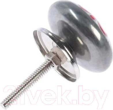 Изображение товара Ручка для мебели Blumen Haus Мальтийский узор / 66106 (белый/красный)