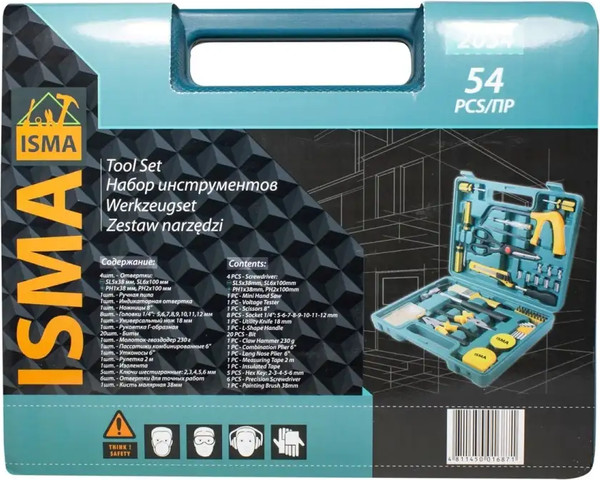 Изображение товара Универсальный набор инструментов ISMA 2054(50609)