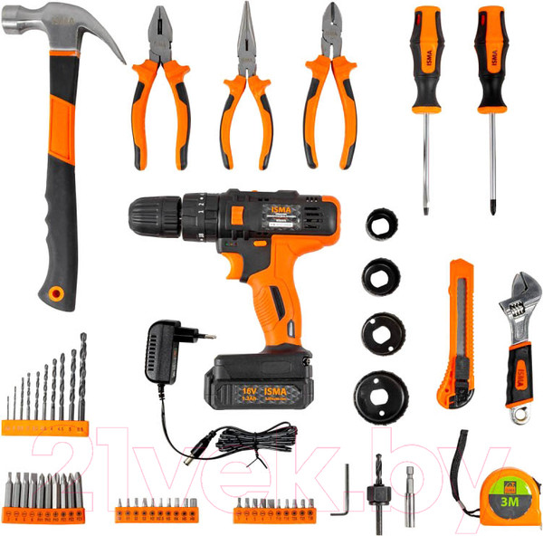 Изображение товара Универсальный набор инструментов ISMA 1057