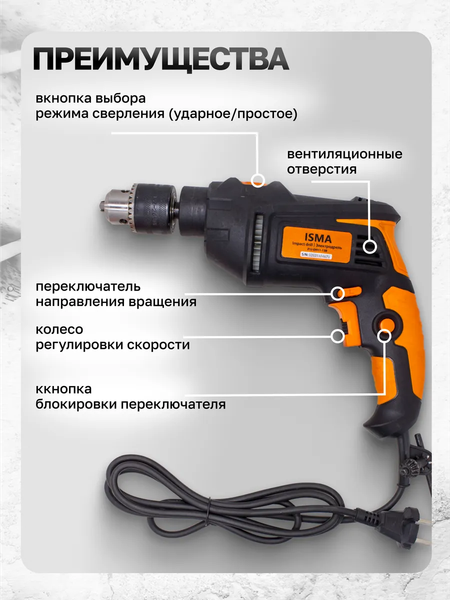 Изображение товара Универсальный набор инструментов ISMA 1059 (50734)