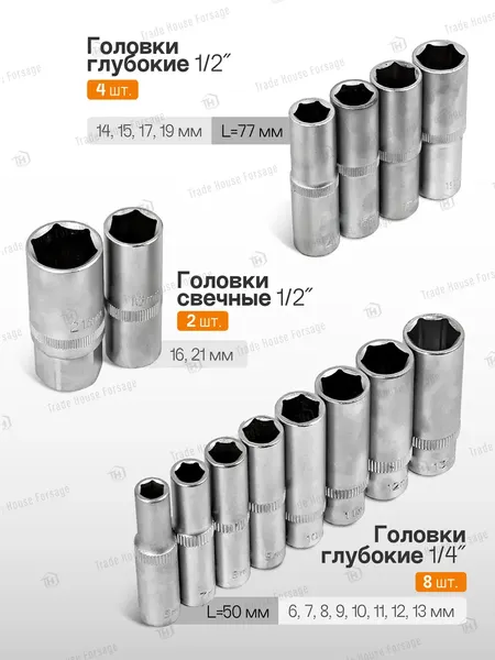 Изображение товара Универсальный набор инструментов ISMA 4941-5 (50774)