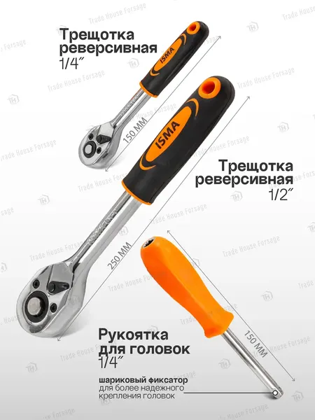 Изображение товара Универсальный набор инструментов ISMA 4941-5 (50774)