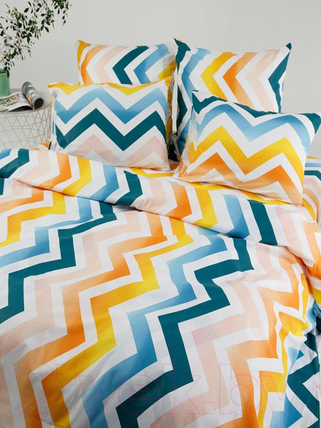 Изображение товара Комплект постельного белья Ночь нежна Меандр Стандарт Семейный 50x70 / 70319-1