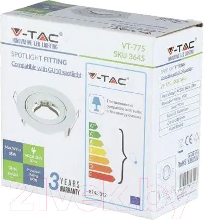 Изображение товара Точечный светильник V-TAC SKU-3645