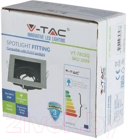 Изображение товара Точечный светильник V-TAC SKU-3598