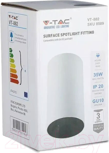 Изображение товара Точечный светильник V-TAC SKU-8589