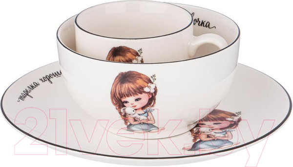 Изображение товара Набор столовой посуды Lefard Хорошая девочка / 260-681