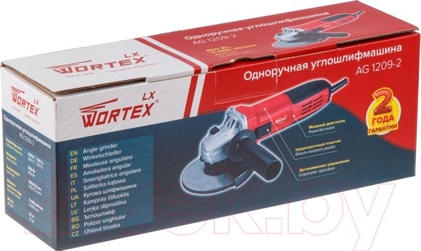 Изображение товара Угловая шлифовальная машина Wortex LX AG 1209-2 0329083