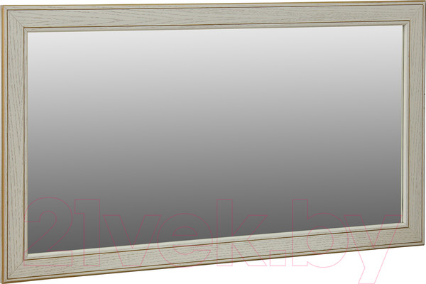 Изображение товара Зеркало Мебелик Васко В 61Н (белый ясень/золото)