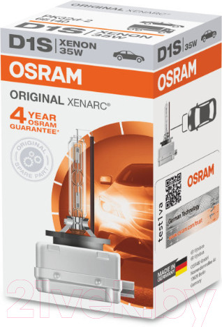 Изображение товара Автомобильная лампа Osram D1S 66140