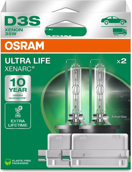 Изображение товара Комплект автомобильных ламп Osram D3S 66340ULT-HCB