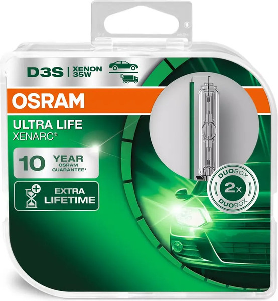 Изображение товара Комплект автомобильных ламп Osram D3S 66340ULT-HCB