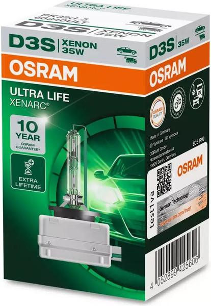 Изображение товара Комплект автомобильных ламп Osram D3S 66340ULT-HCB