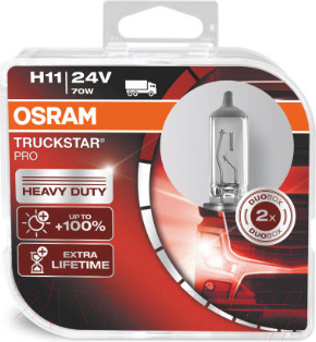 Изображение товара Комплект автомобильных ламп Osram H11 64216TSP-DUOBOX