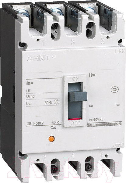 Изображение товара Выключатель автоматический Chint NM1-125S 3P 25А 25kА
