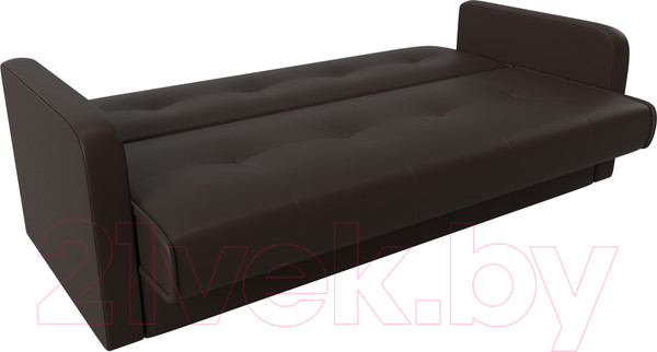 Изображение товара Диван Лига Диванов Надежда 72 / 27943 (экокожа, коричневый)
