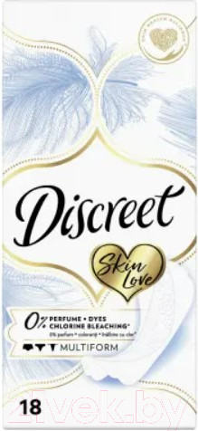 Изображение товара Прокладки ежедневные Discreet Skin Love Multiform (18шт)