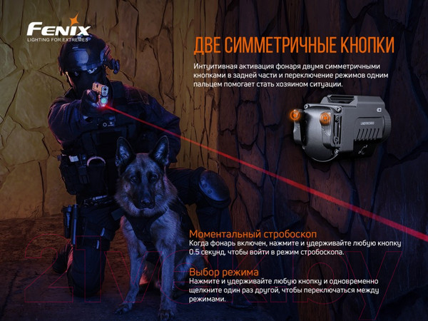 Изображение товара Фонарь Fenix Light GL22 (c красным лазером)