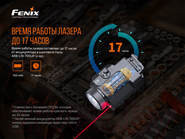 Изображение товара Фонарь Fenix Light GL22 (c красным лазером)