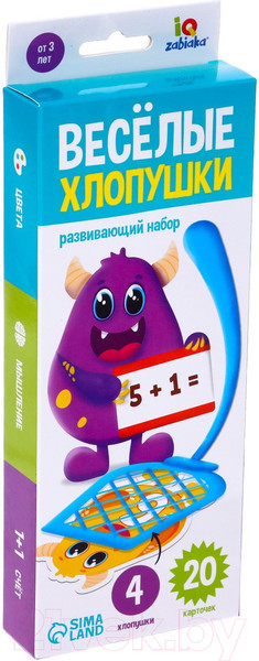 Изображение товара Развивающий игровой набор Zabiaka Веселые хлопушки / SL-05599