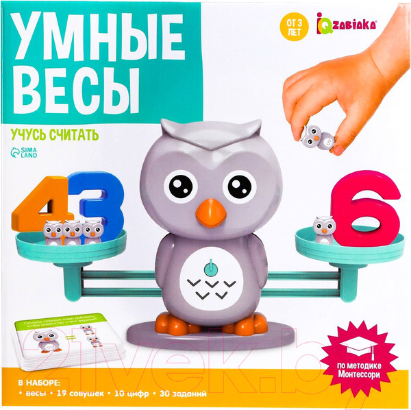 Изображение товара Развивающая игра Zabiaka Умные весы. Учусь считать / 6905686
