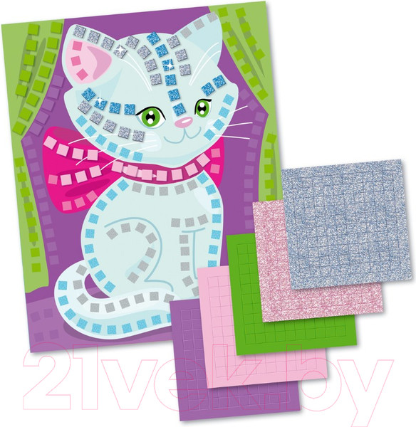 Изображение товара Набор для творчества Десятое королевство Аппликация Кошка / 02805