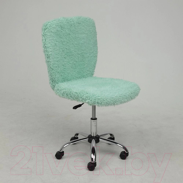 Изображение товара Кресло офисное AksHome Fluffy (искусственный мех мятный)