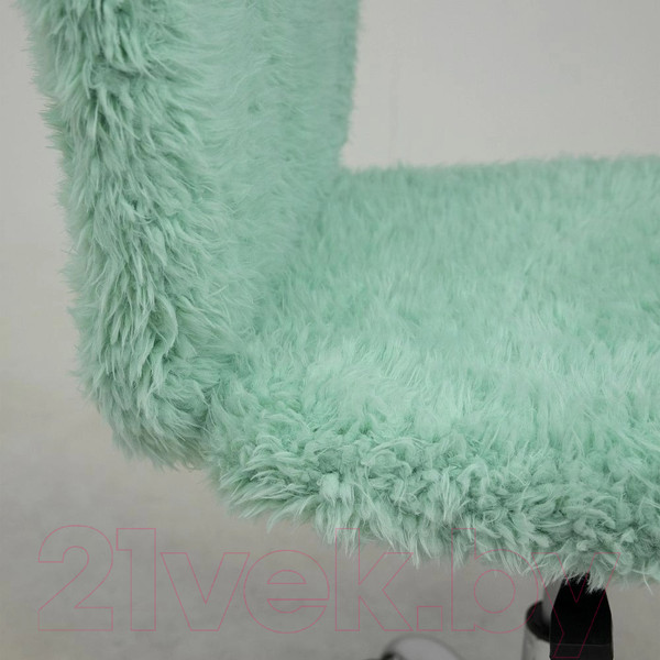 Изображение товара Кресло офисное AksHome Fluffy (искусственный мех мятный)