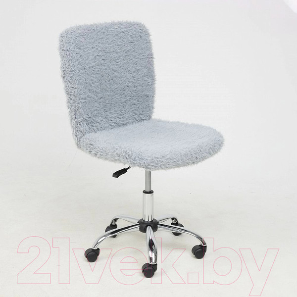 Изображение товара Кресло офисное AksHome Fluffy (искусственный мех серый)