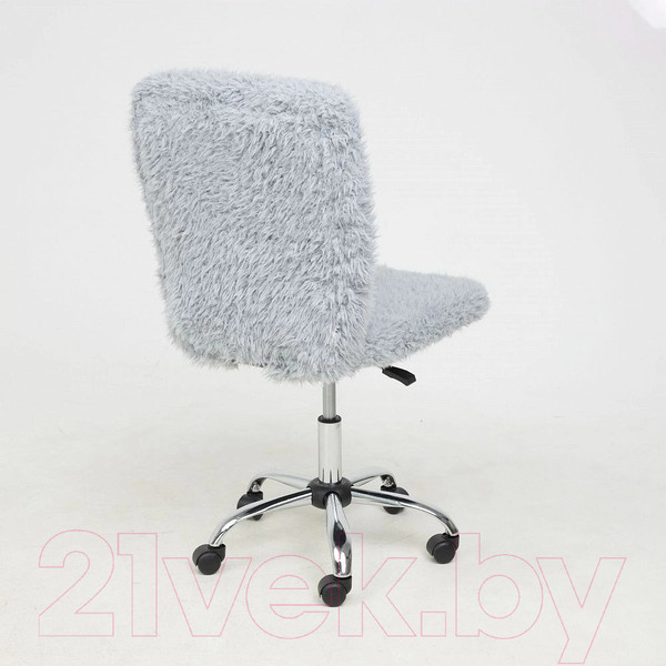 Изображение товара Кресло офисное AksHome Fluffy (искусственный мех серый)