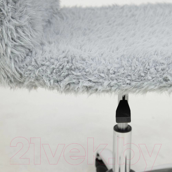 Изображение товара Кресло офисное AksHome Fluffy (искусственный мех серый)