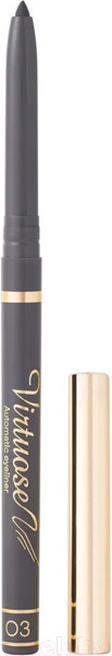 Изображение товара Карандаш для глаз Vivienne Sabo Virtuose Automatique тон 03 (серый)