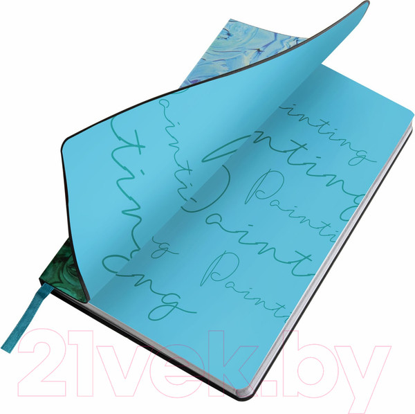 Изображение товара Ежедневник Brauberg Blur / 112031 (136л, голубой)