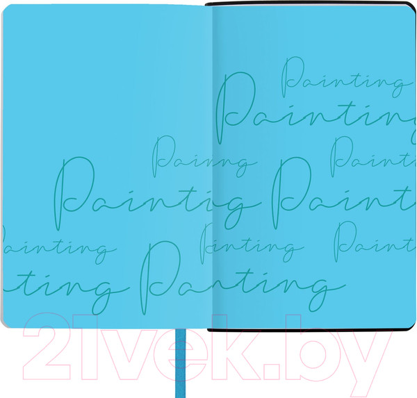 Изображение товара Ежедневник Brauberg Blur / 112031 (136л, голубой)