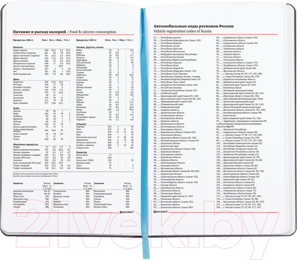 Изображение товара Ежедневник Brauberg Blur / 112031 (136л, голубой)