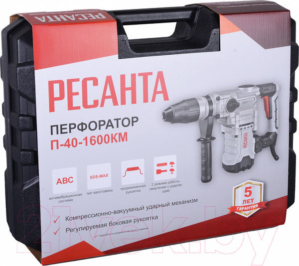 Изображение товара Перфоратор Ресанта П-40-1600КМ (75/3/7)