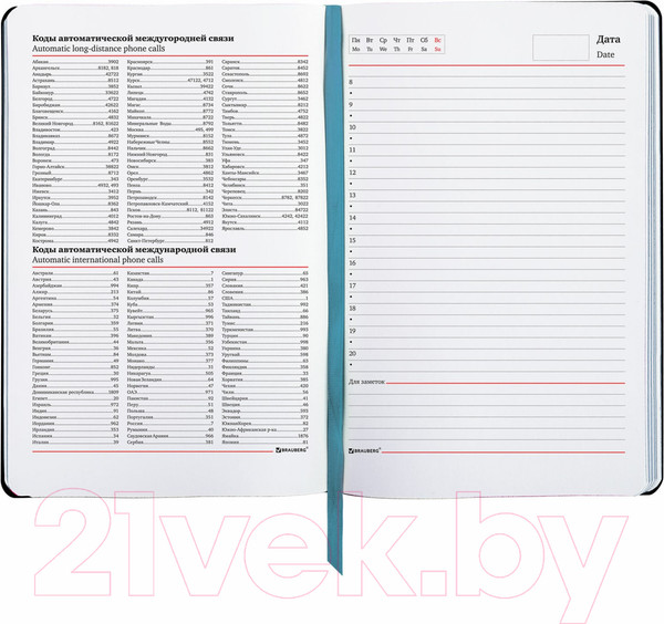 Изображение товара Ежедневник Brauberg Van Gogh / 111983 (136л, голубой)