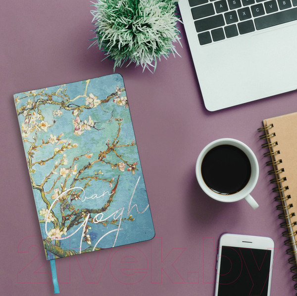 Изображение товара Ежедневник Brauberg Van Gogh / 111983 (136л, голубой)