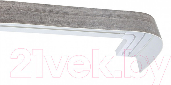 Изображение товара Карниз для штор LEGRAND Галант 7см 2П 1.6 / 58065883 (дуб оксфорд)