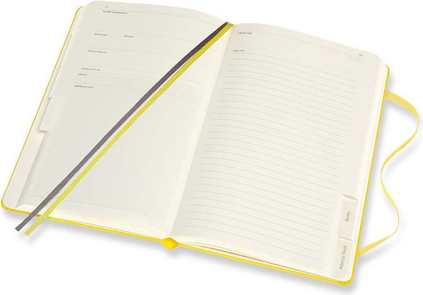 Изображение товара Записная книжка Moleskine Passion Baby Large / 1075043 (200л, желтый)