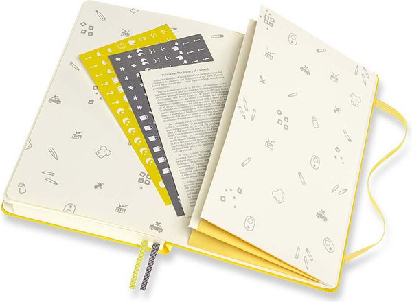 Изображение товара Записная книжка Moleskine Passion Baby Large / 1075043 (200л, желтый)