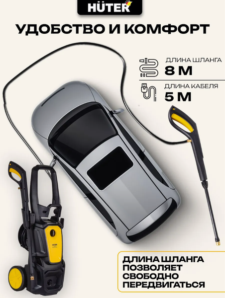Изображение товара Мойка высокого давления Huter W200i (70/8/41)