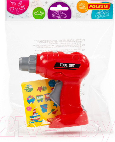 Изображение товара Шуруповерт игрушечный Полесье 90478 (красный)